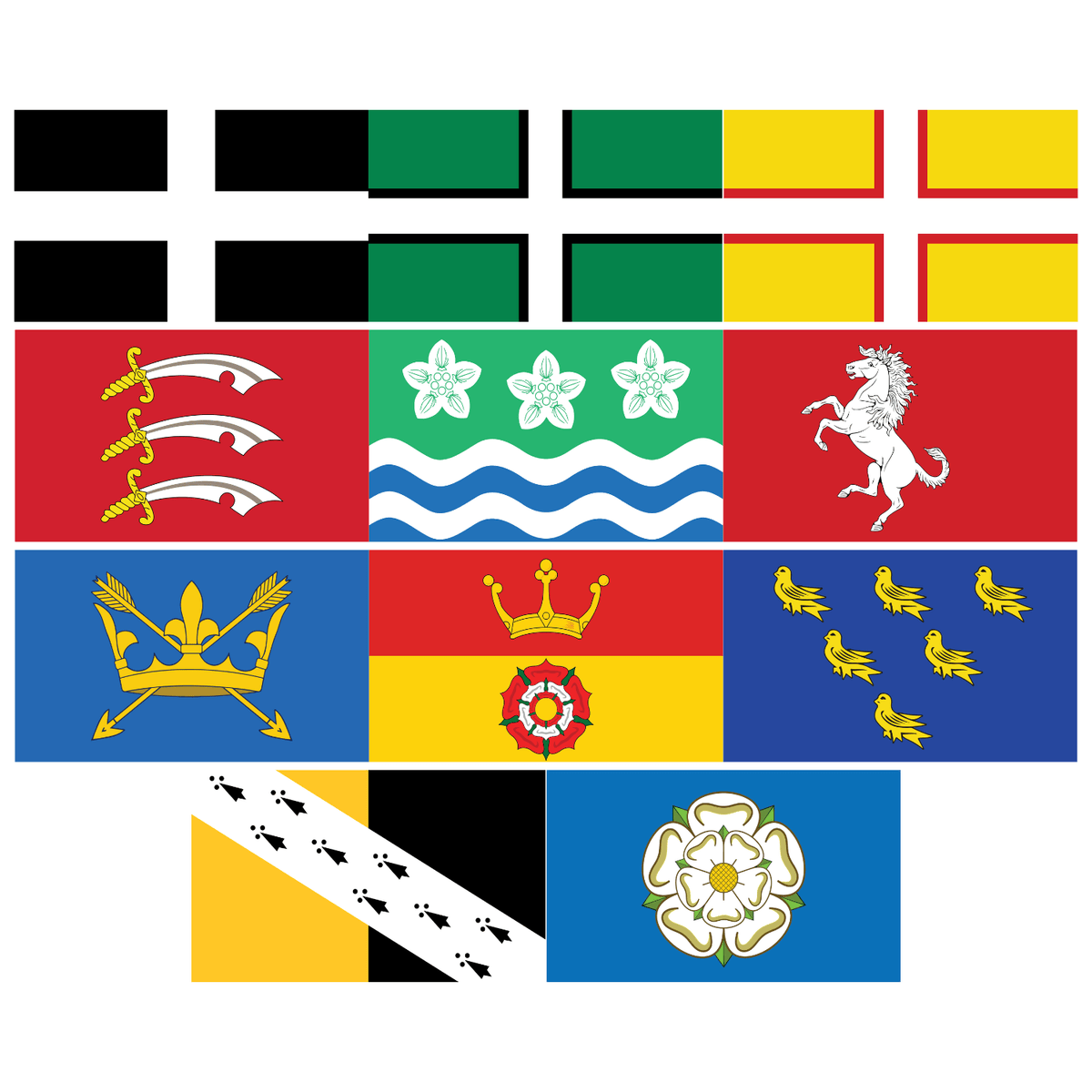 English County Flags